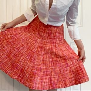 J. Crew Pink Tweed Skirt